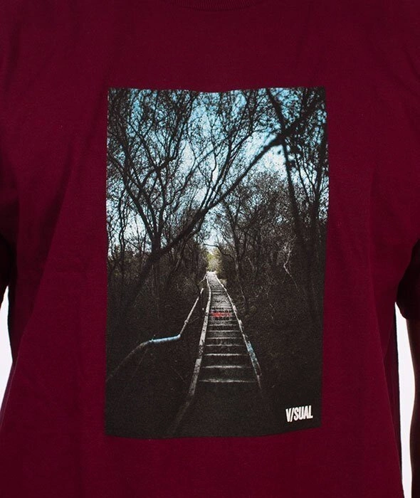 Visual-Entryway T-Shirt Maroon