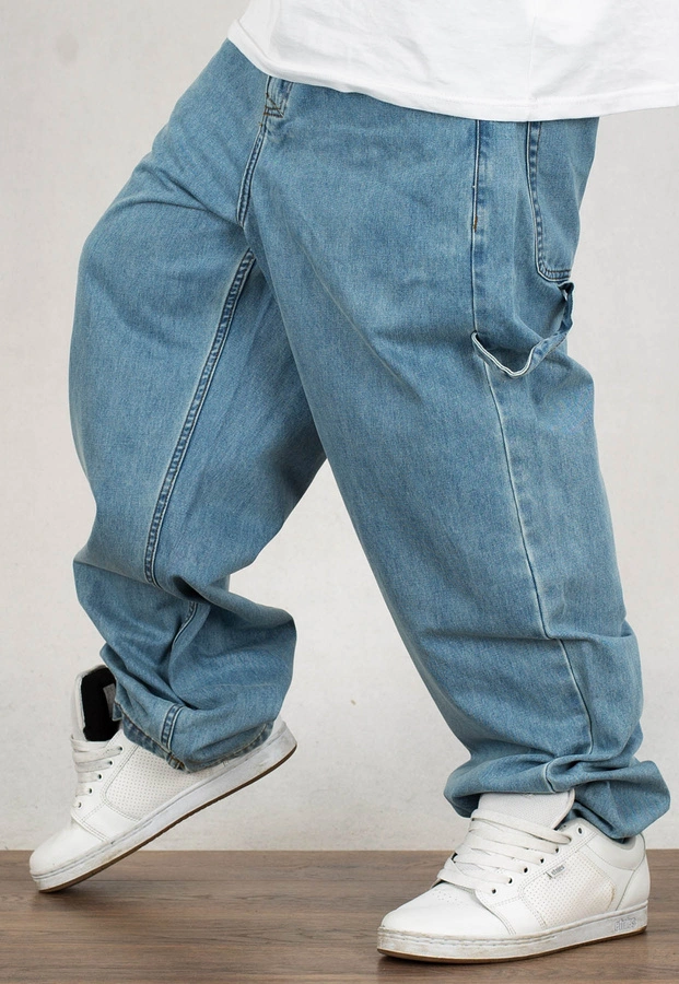 Spodnie Mass Jeans Extra Baggy Fit Elementary light blue