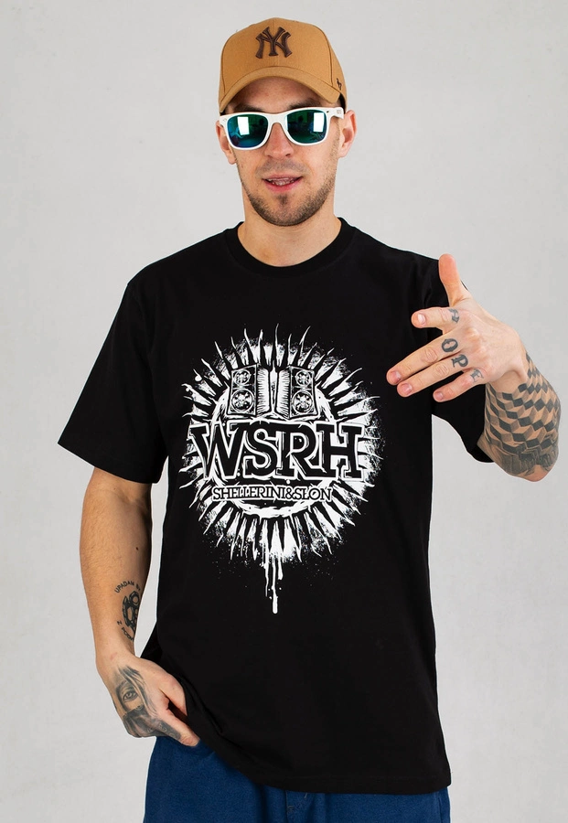 T-shirt WSRH Słońce czarny