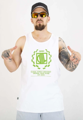 Tank Diil Laur biało zielony