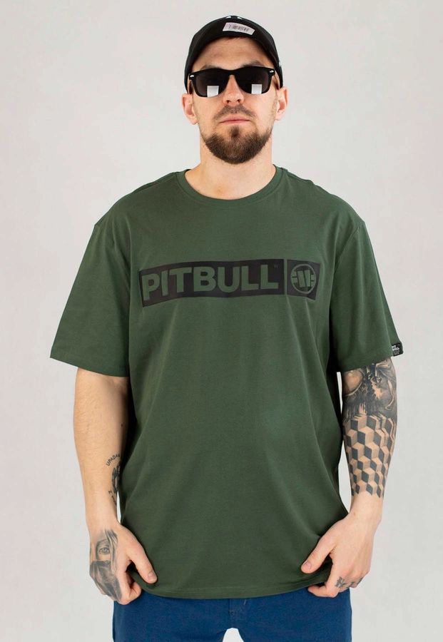 T-shirt Pit Bull Hilltop 170 zielono czarny