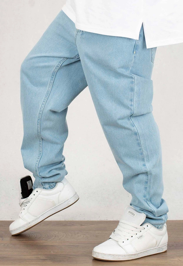 Spodnie Mass Jeans Baggy Fit Box light blue