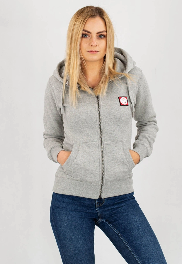 Bluza Pit Bull Zip Hilltop szara