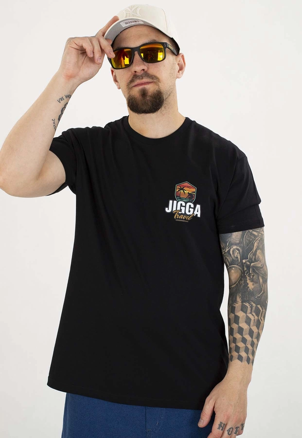 T-shirt Jigga Wear Surfer czarny