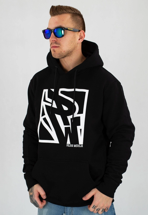 Bluza Polska Wersja PW Do Kwadratu czarna