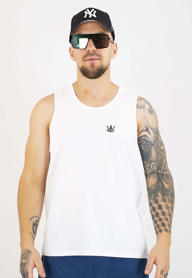 Tank Jigga Wear Mini Crown biały