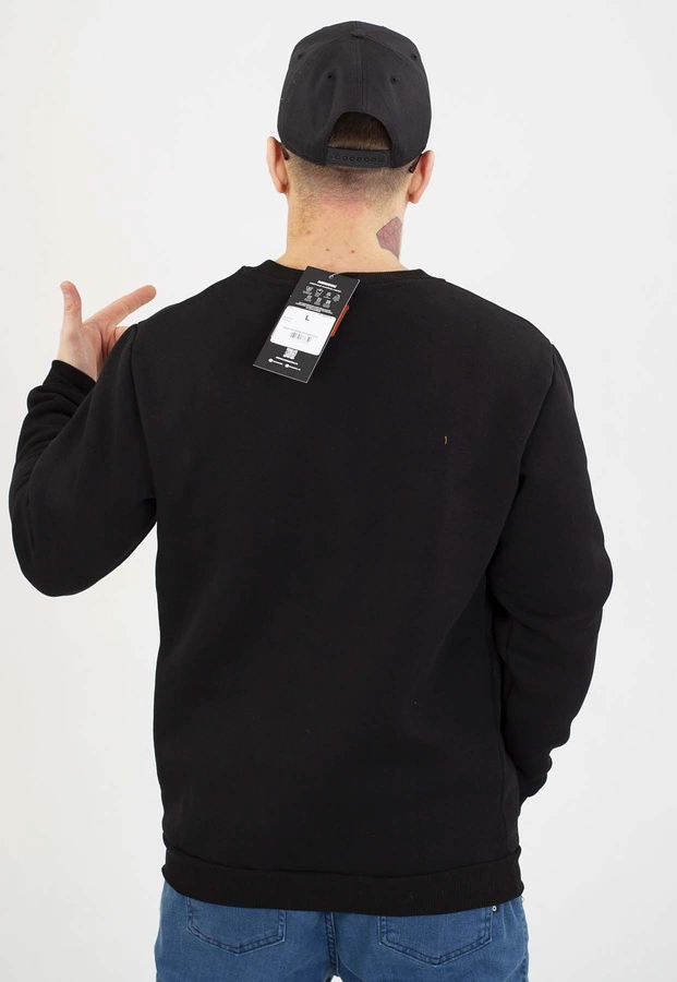 Bluza Patriotic Bez Kaptura Retro Script czarna