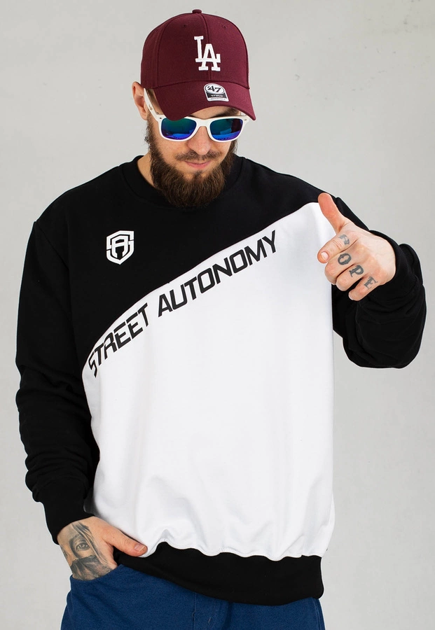 Bluza Street Autonomy Crewneck Cosmic czarno biała