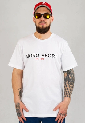 T-shirt Moro Sport Moro University biały