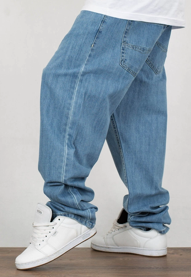 Spodnie Mass Jeans Baggy Fit Slang light blue