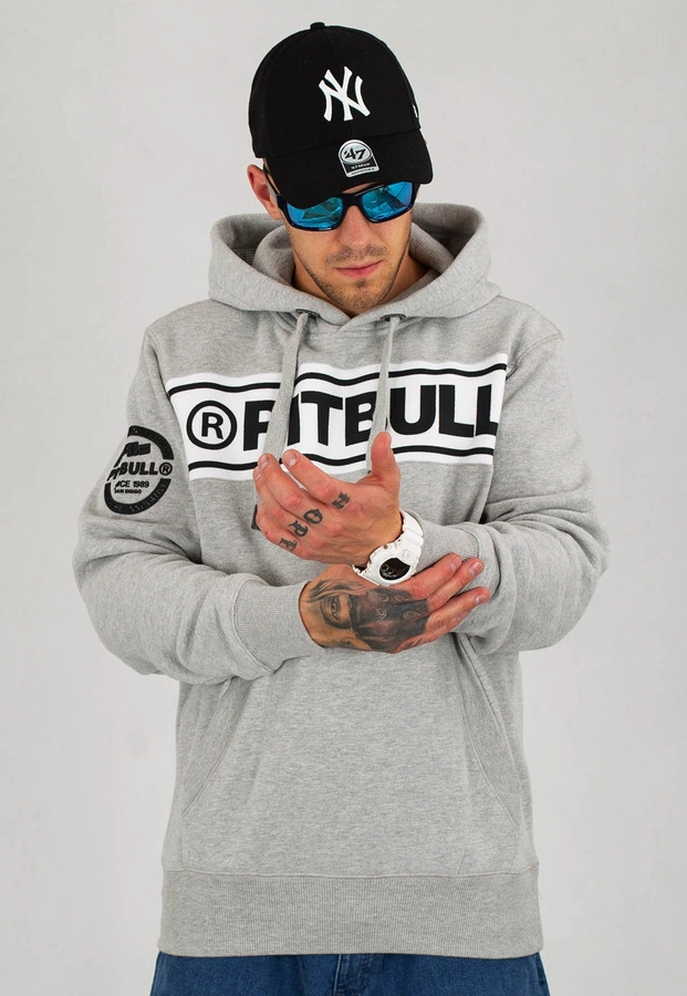 Bluza Pit Bull Potomac szara melanż