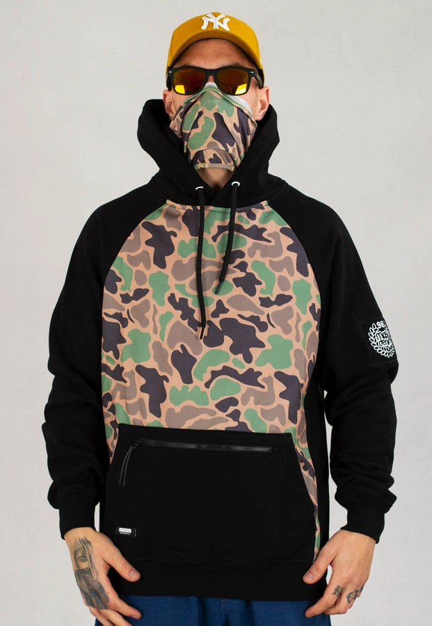 Bluza Mass Berg czarna camo