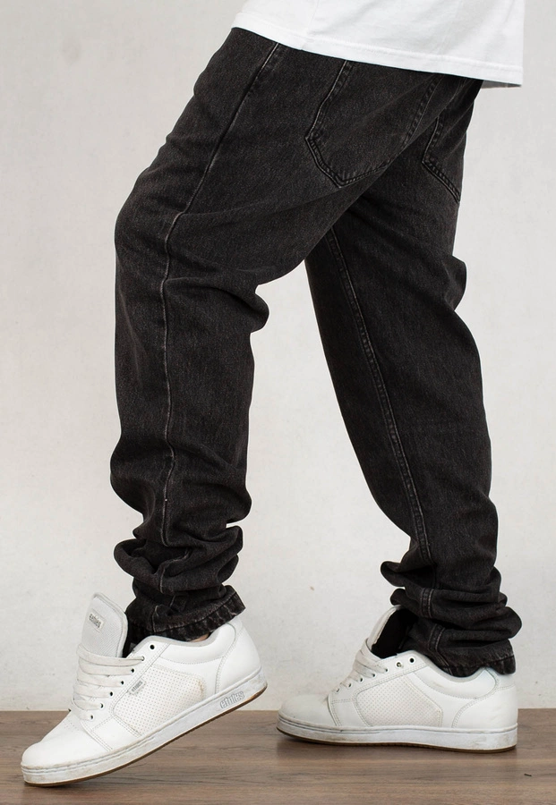 Spodnie Mass Tapered Fit Signature 2.0 black washed