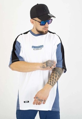 T-shirt Mass Drift biały