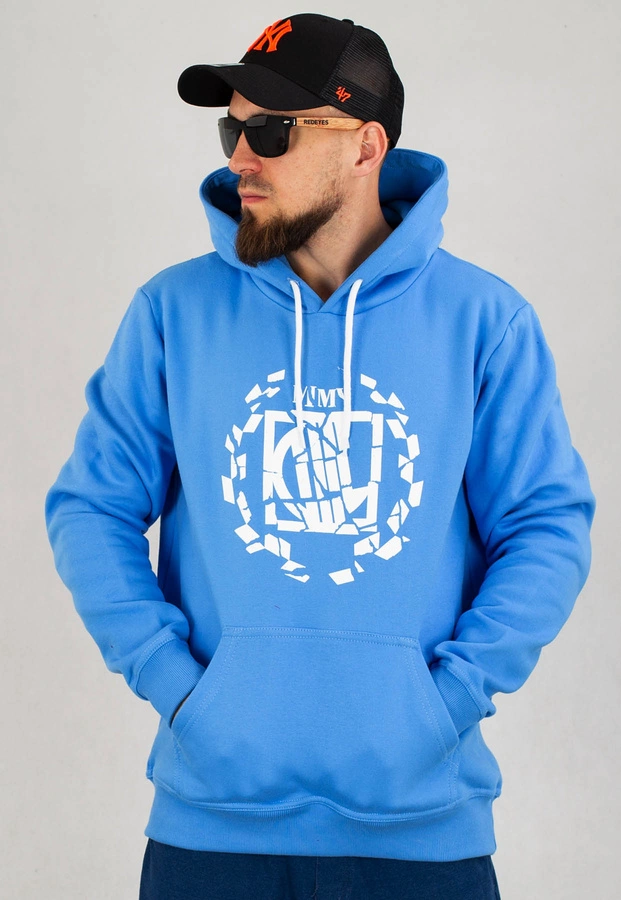 Bluza Diil Hoodie Laur Broken błękitna