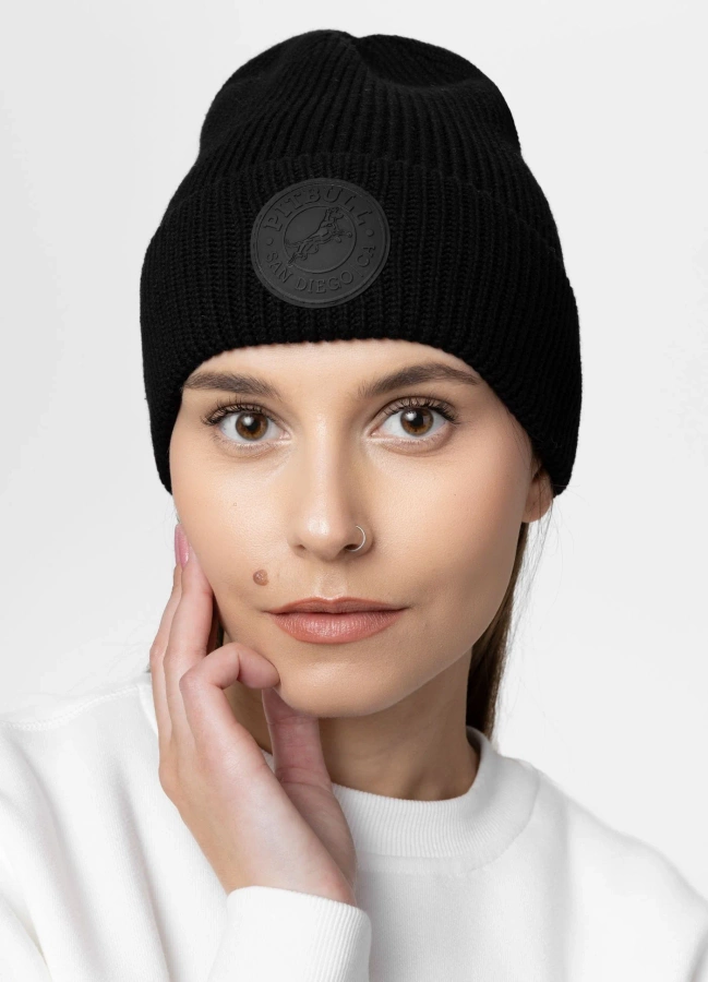 Czapka Zimowa Pit Bull San Diego CA black