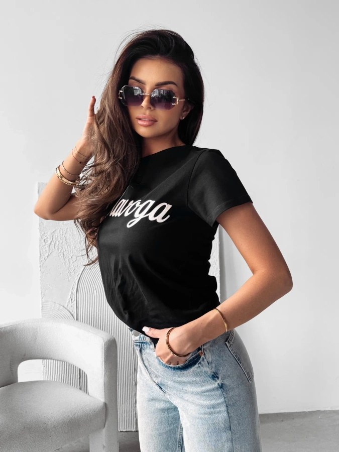 T-Shirt Olavoga Luxe czarny