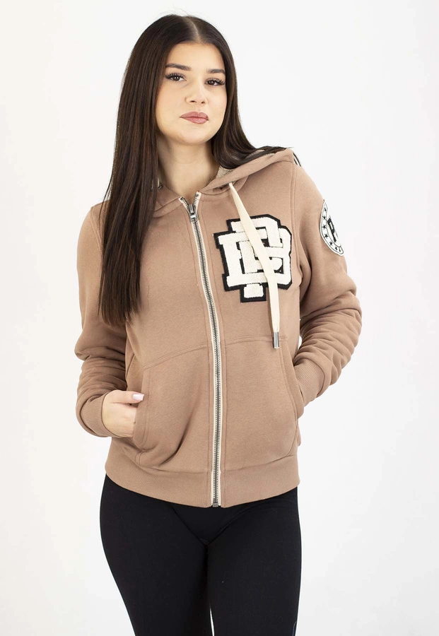 Bluza Pit Bull Z Kapturem Zip Ruffina PB chocolate mousse
