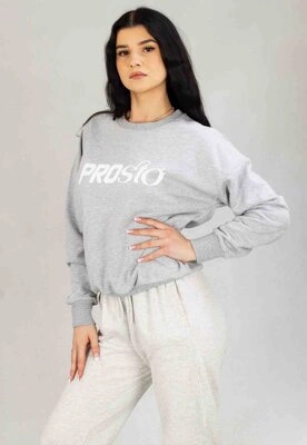 Bluza Prosto Bez Kaptura Moglie szara