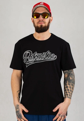 T-shirt Patriotic Collage Tag czarny
