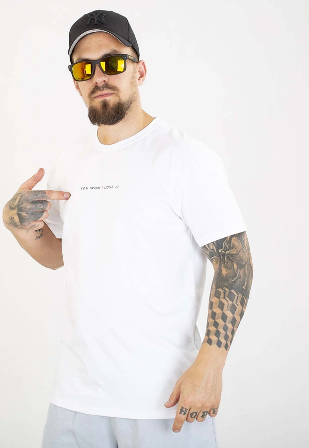 T-shirt Dudek P56 456 420 biały
