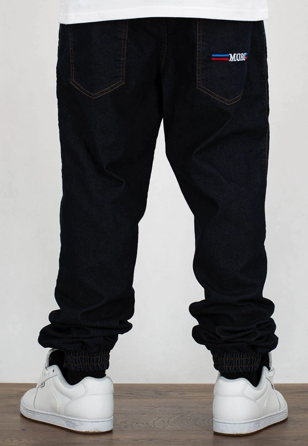 Spodnie Moro Sport Joggery Blue Red Moro Pocket ciemne pranie