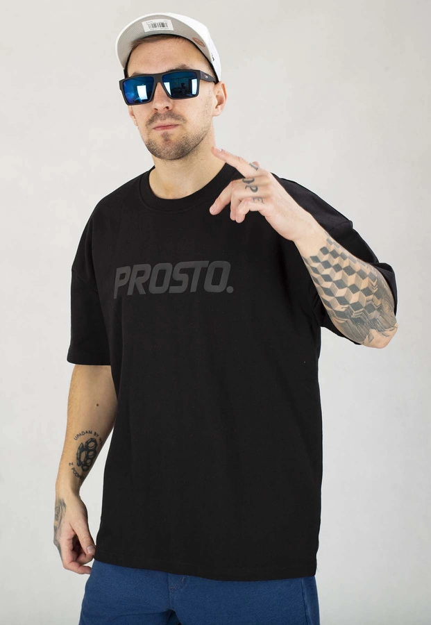 T-shirt Prosto Mono czarny