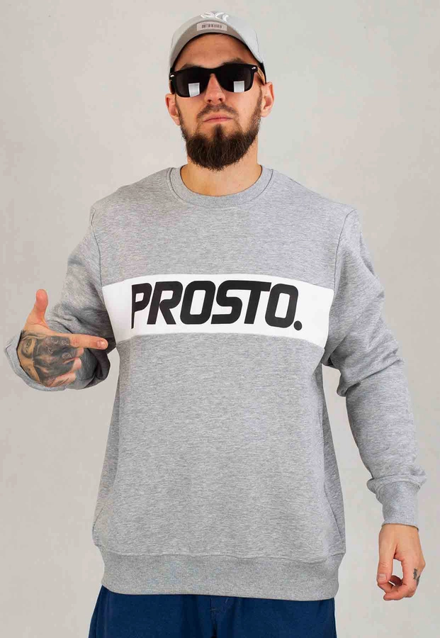 Bluza Prosto Bez Kaptura Yezz szara