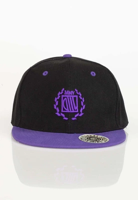 Czapka Snapback Diil Laur czarno fioletowa