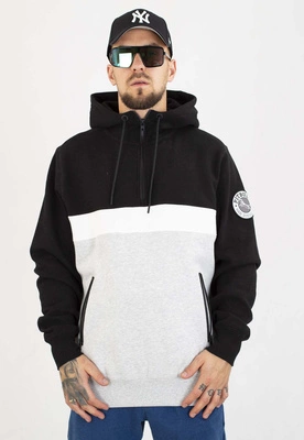 Bluza Pit Bull Z Kapturem Gibson black grey melange