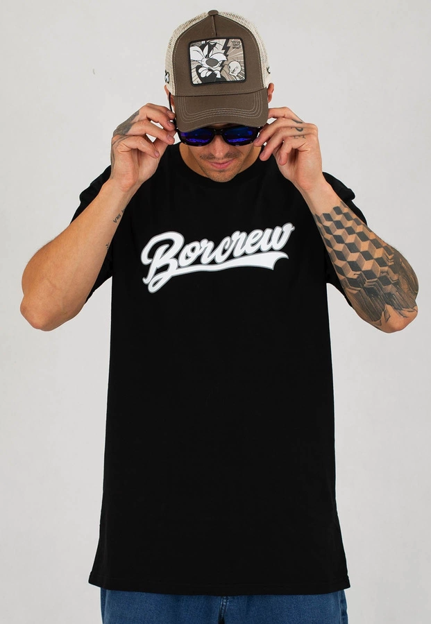 T-shirt B.O.R. Biuro Ochrony Rapu Baseball czarny