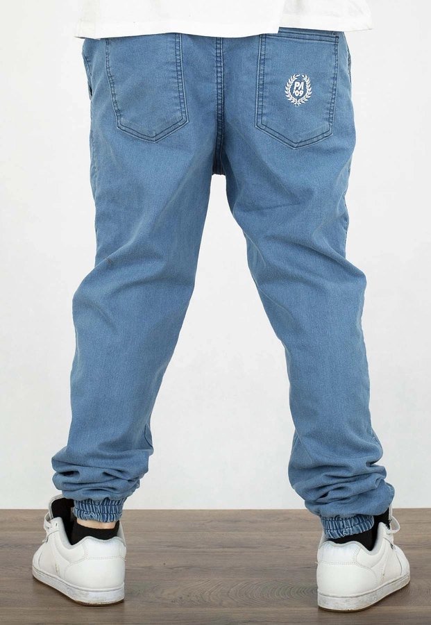 Spodnie Patriotic Jeansowe Laur jasno niebieskie