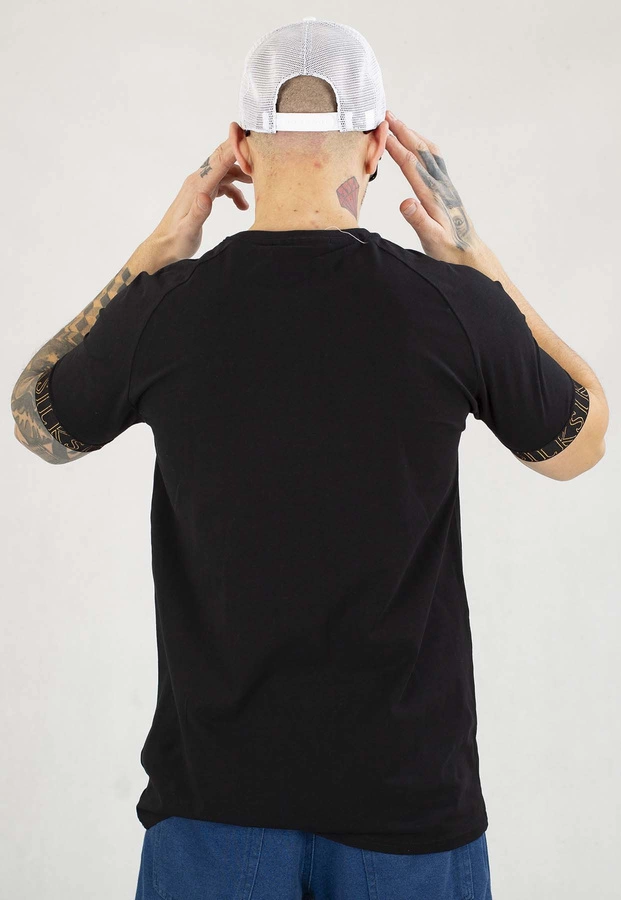 T-shirt SikSilk Tech SS-26770 czarny