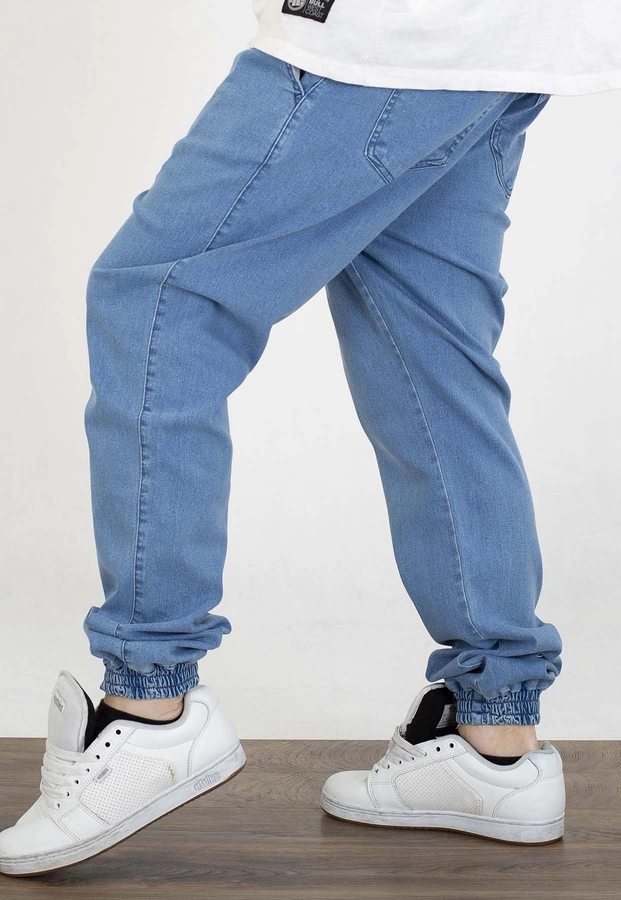 Spodnie Jigga Wear Crown Jogger Jeans sky blue