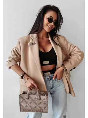 Marynarka Olavoga Sakko beżowa