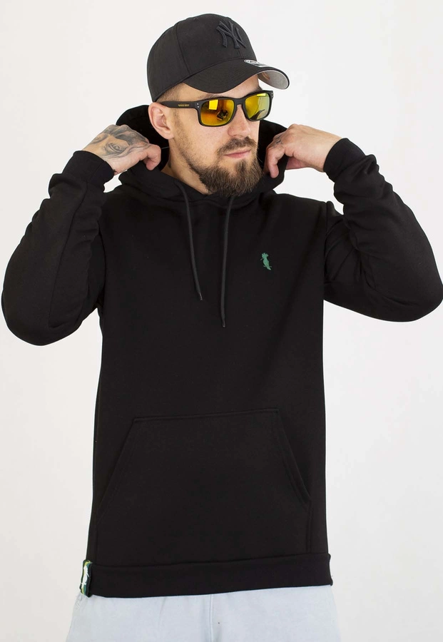 Bluza Dudek P56 Z Kapturem Dudek Logo czarna