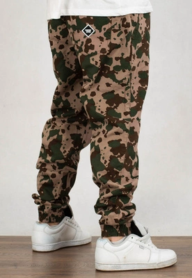 Spodnie Patriotic Romb Camo Chino zielone moro