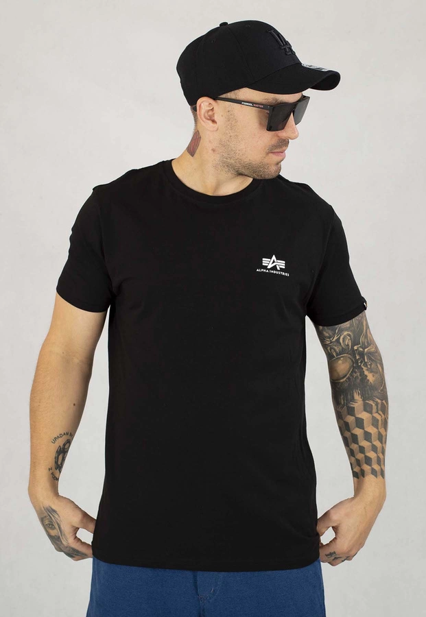 T-shirt Alpha Industries Basic Small Logo 188505 czarny