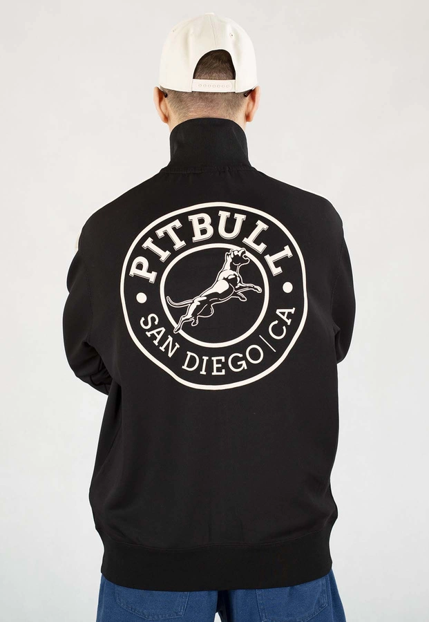 Bluza Pit Bull Bez Kaptura Zip San Diego CA czarna