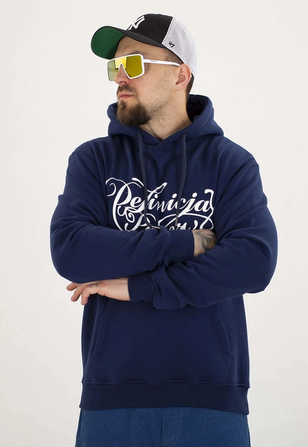 Bluza RPS Rychu Peja Solufka Z Kapturem Definicja granatowa