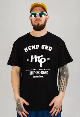 T-shirt Diil Hemp G czarny