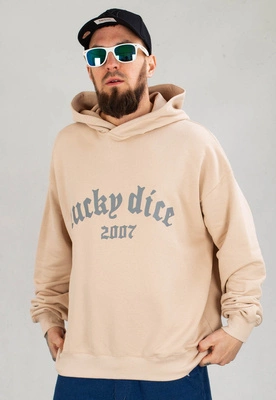 Bluza Lucky Dice Bent Logo beżowa