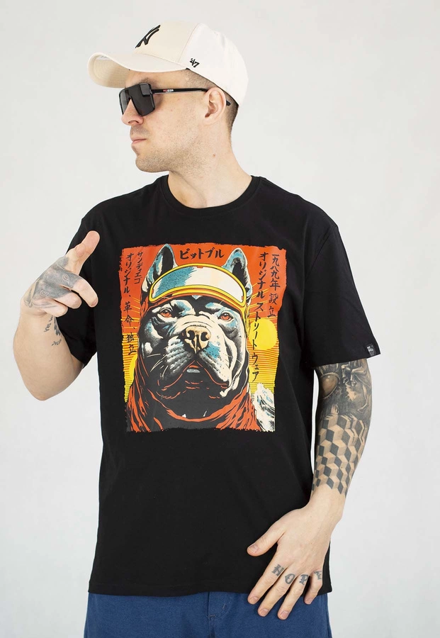 T-shirt Pit Bull Fuji czarny