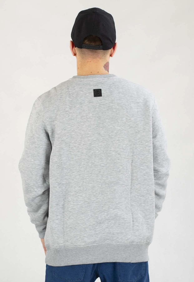 Bluza Diil Bez Kaptura Square Elasto szara