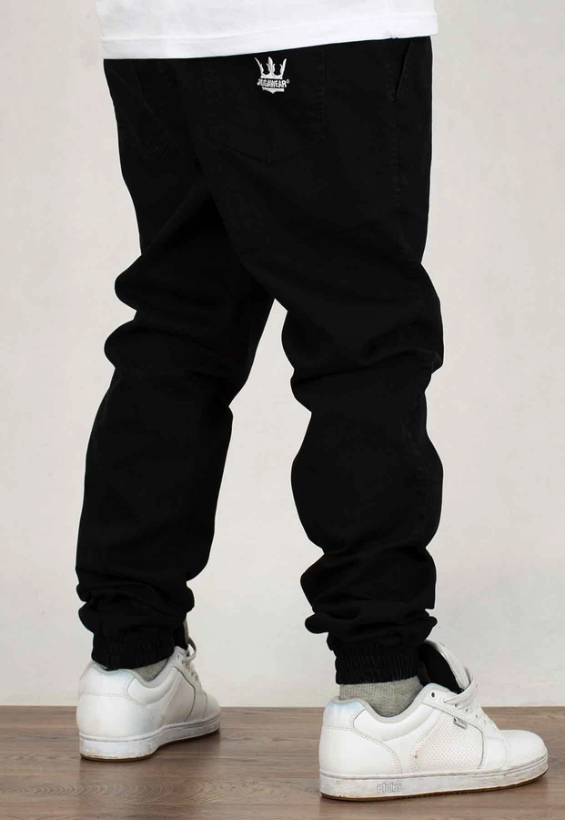 Spodnie Jigga Wear Crown Jogger Jeans czarne