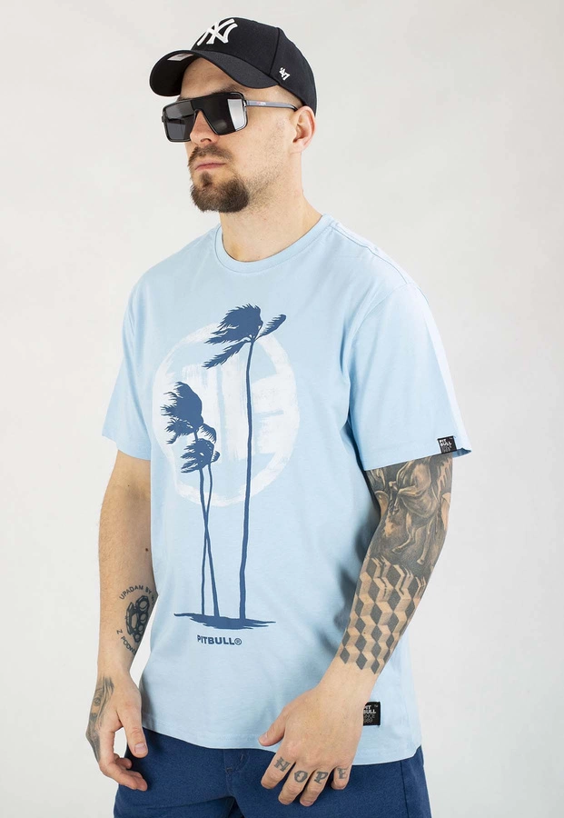 T-shirt Pit Bull Palms 170 light blue