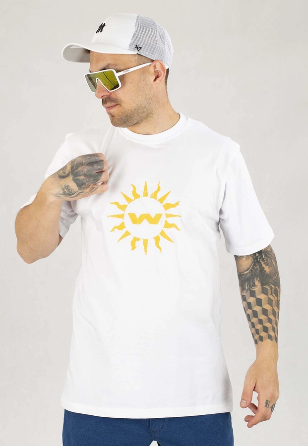 T-shirt WSRH Słońce biały