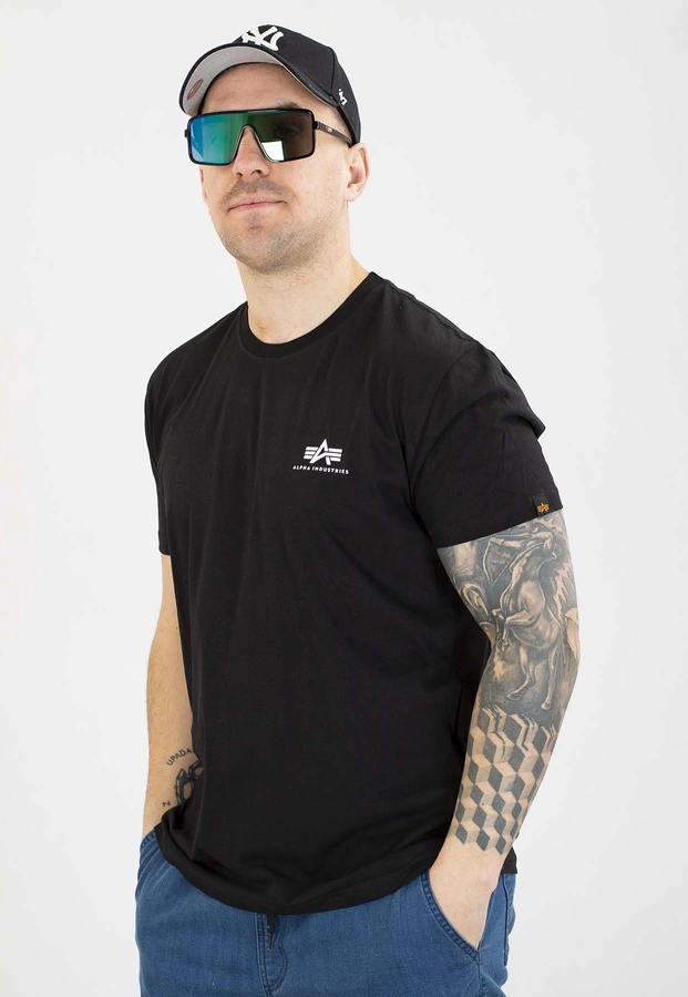 T-shirt Alpha Industries Back Print 128507 czarny