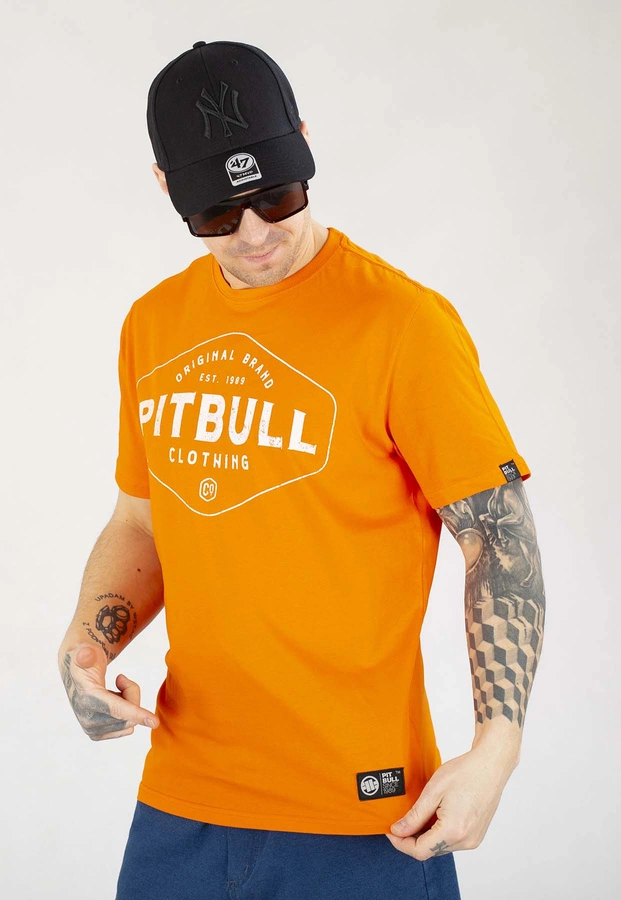 T-shirt Pit Bull Ultra Light Pitbull Co. pomarańczowy