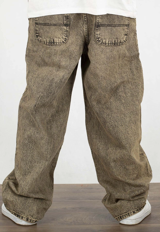 Spodnie I8 Denim BAG76 Baggy black brown